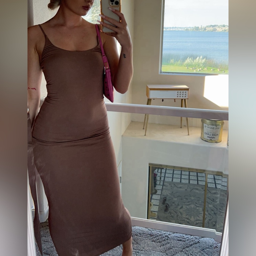 Tan fashionova bodycon dress